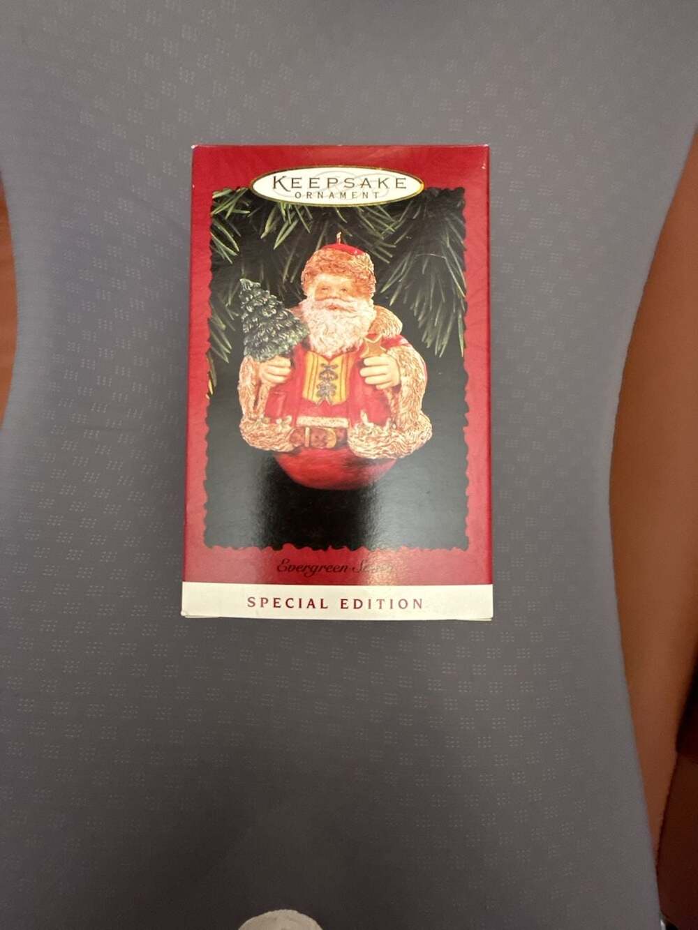 1996 Hallmark Keepsake Ornament Evergreen Santa Special Edition